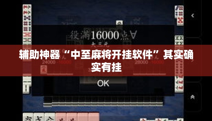 辅助神器“中至麻将开挂软件	”其实确实有挂