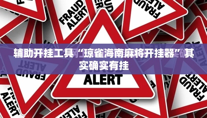 辅助开挂工具“琼雀海南麻将开挂器”其实确实有挂