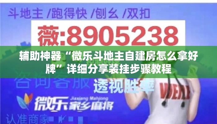 辅助神器“微乐斗地主自建房怎么拿好牌”详细分享装挂步骤教程