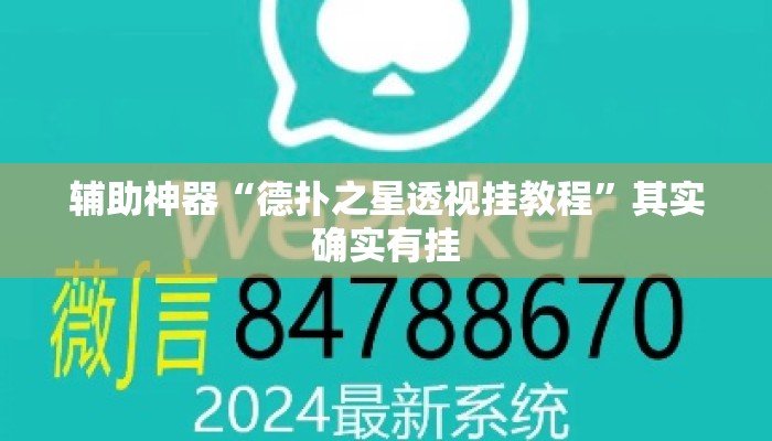 辅助神器“德扑之星透视挂教程	”其实确实有挂