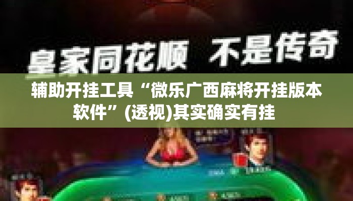 辅助开挂工具“微乐广西麻将开挂版本软件	”(透视)其实确实有挂 