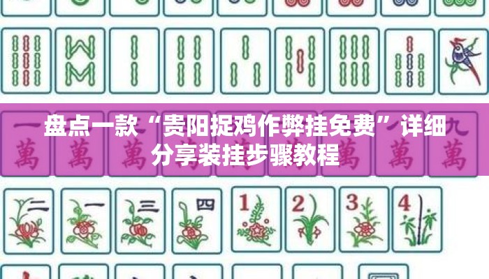 盘点一款“贵阳捉鸡作弊挂免费	”详细分享装挂步骤教程