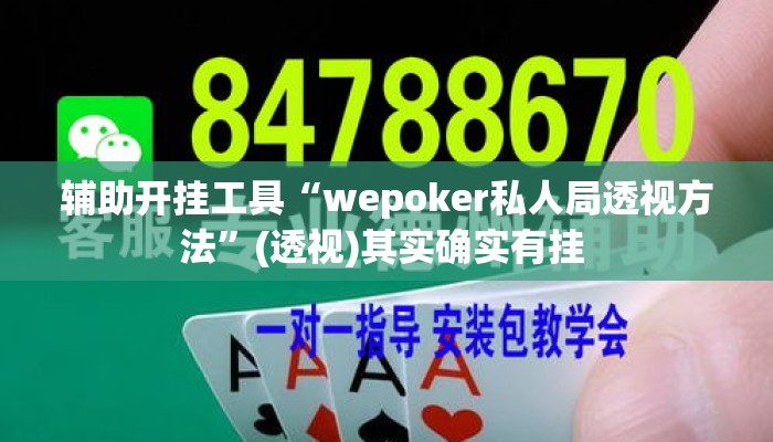 辅助开挂工具“wepoker私人局透视方法	”(透视)其实确实有挂 