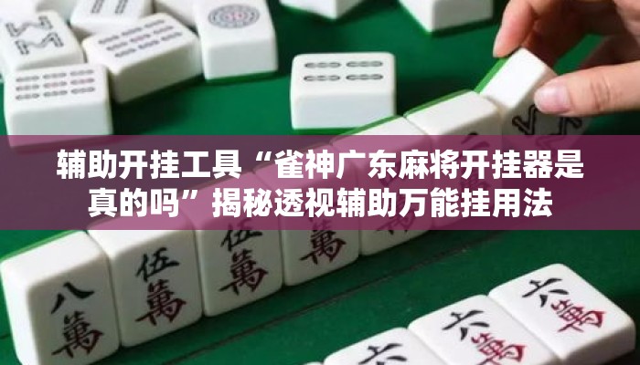 辅助开挂工具“雀神广东麻将开挂器是真的吗	”揭秘透视辅助万能挂用法