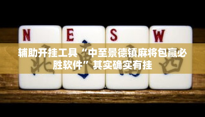 辅助开挂工具“中至景德镇麻将包赢必胜软件”其实确实有挂