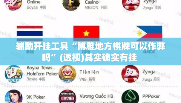 辅助开挂工具“博雅地方棋牌可以作弊吗”(透视)其实确实有挂 