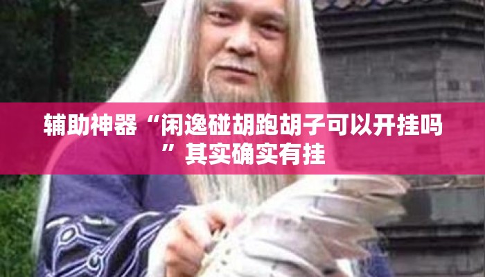 辅助神器“闲逸碰胡跑胡子可以开挂吗”其实确实有挂