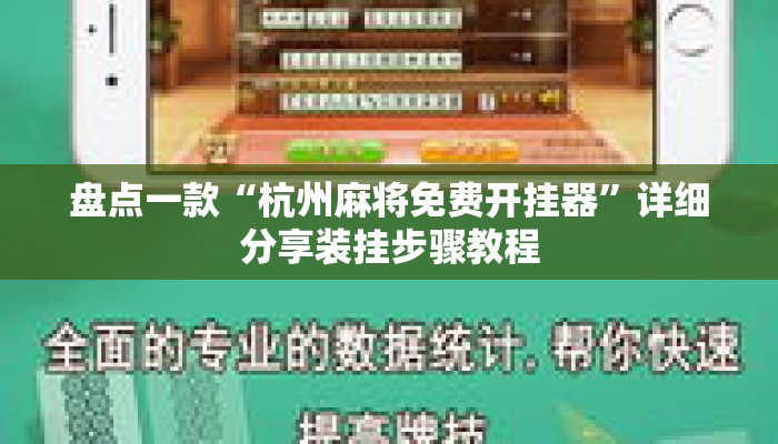 盘点一款“杭州麻将免费开挂器”详细分享装挂步骤教程