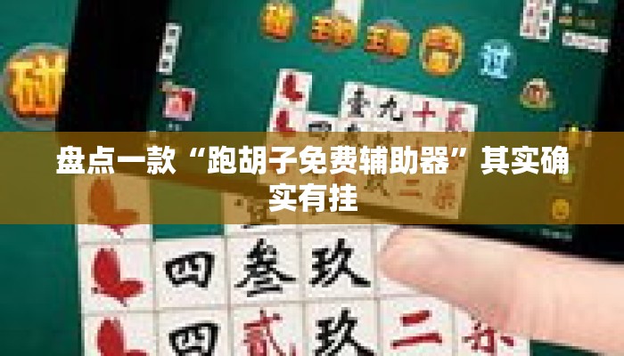 盘点一款“跑胡子免费辅助器”其实确实有挂