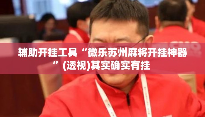 辅助开挂工具“微乐苏州麻将开挂神器”(透视)其实确实有挂 