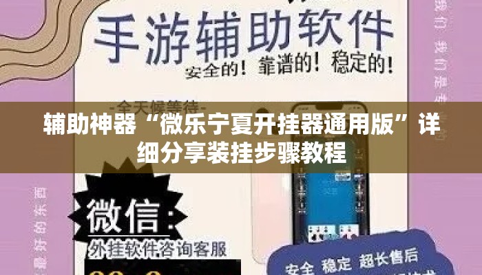 辅助神器“微乐宁夏开挂器通用版	”详细分享装挂步骤教程