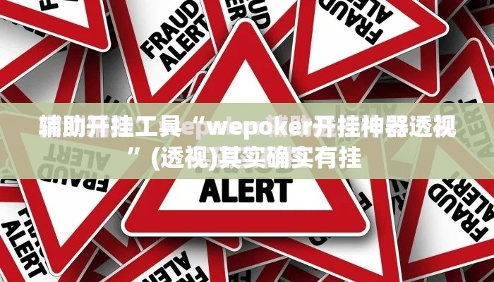 辅助开挂工具“wepoker开挂神器透视”(透视)其实确实有挂 