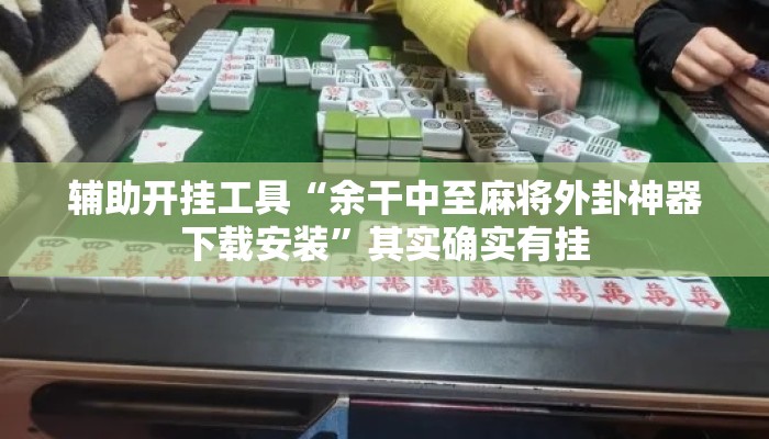 辅助开挂工具“余干中至麻将外卦神器下载安装”其实确实有挂