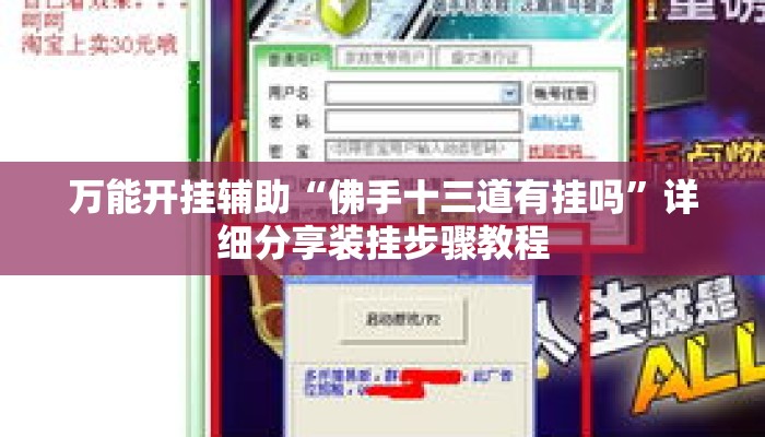 万能开挂辅助“佛手十三道有挂吗	”详细分享装挂步骤教程