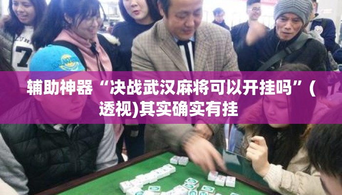 辅助神器“决战武汉麻将可以开挂吗”(透视)其实确实有挂 