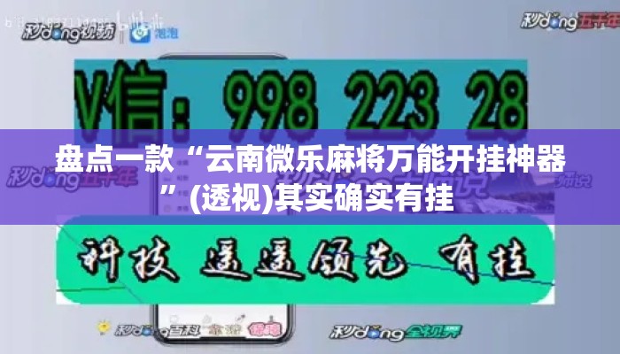 盘点一款“云南微乐麻将万能开挂神器”(透视)其实确实有挂 