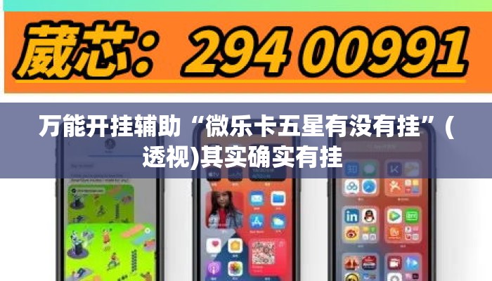 万能开挂辅助“微乐卡五星有没有挂”(透视)其实确实有挂 