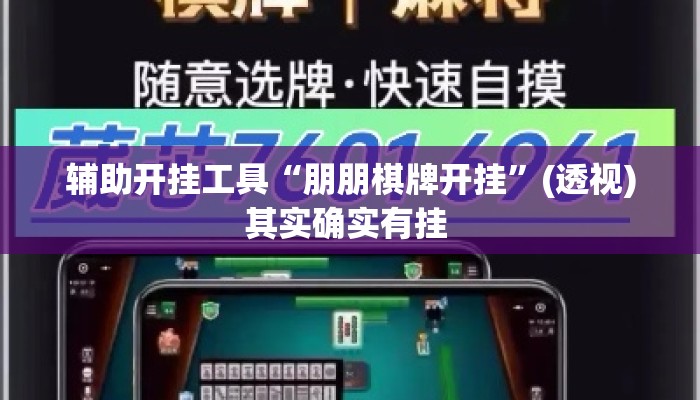 辅助开挂工具“朋朋棋牌开挂”(透视)其实确实有挂 
