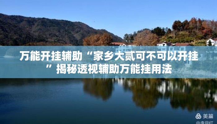 万能开挂辅助“家乡大贰可不可以开挂”揭秘透视辅助万能挂用法