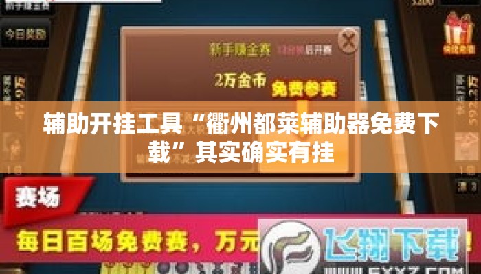 辅助开挂工具“衢州都莱辅助器免费下载”其实确实有挂