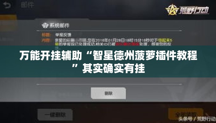 万能开挂辅助“智星德州菠萝插件教程	”其实确实有挂