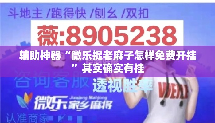 辅助神器“微乐捉老麻子怎样免费开挂”其实确实有挂