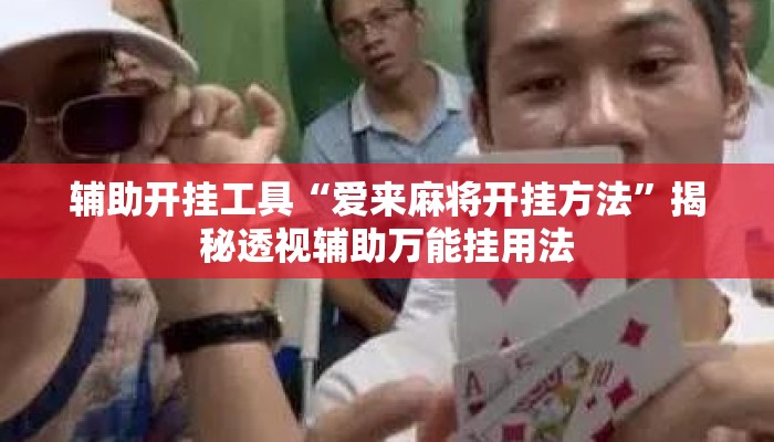 辅助开挂工具“爱来麻将开挂方法	”揭秘透视辅助万能挂用法
