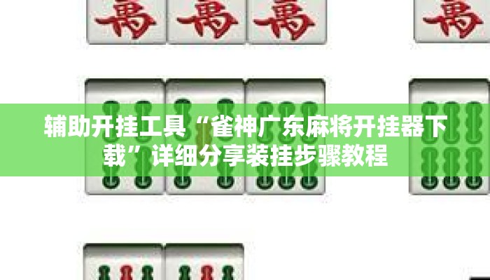 辅助开挂工具“雀神广东麻将开挂器下载	”详细分享装挂步骤教程