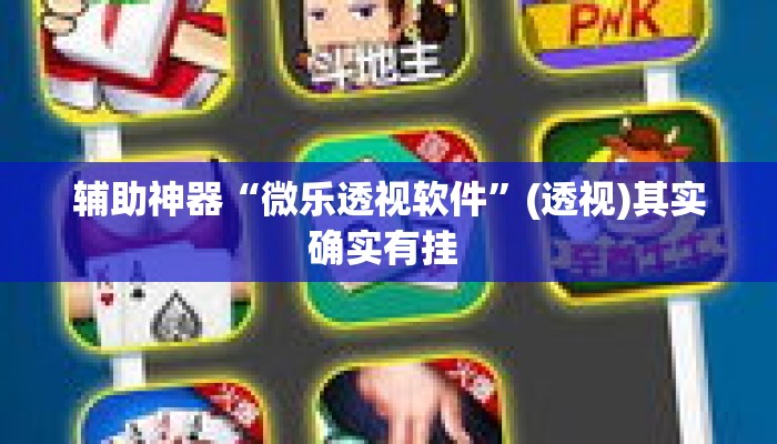 辅助神器“微乐透视软件”(透视)其实确实有挂 