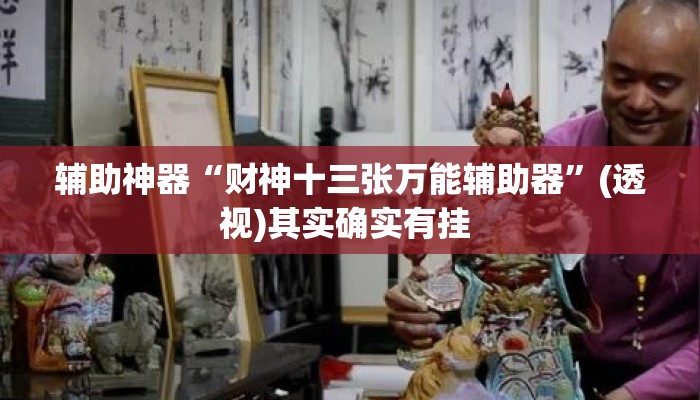 辅助神器“财神十三张万能辅助器”(透视)其实确实有挂 