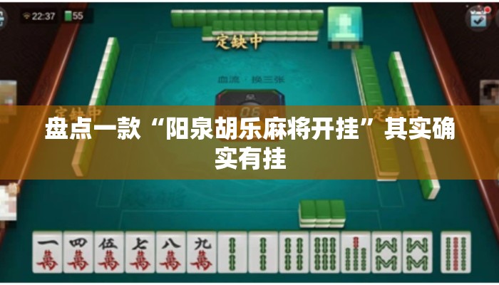 盘点一款“阳泉胡乐麻将开挂”其实确实有挂