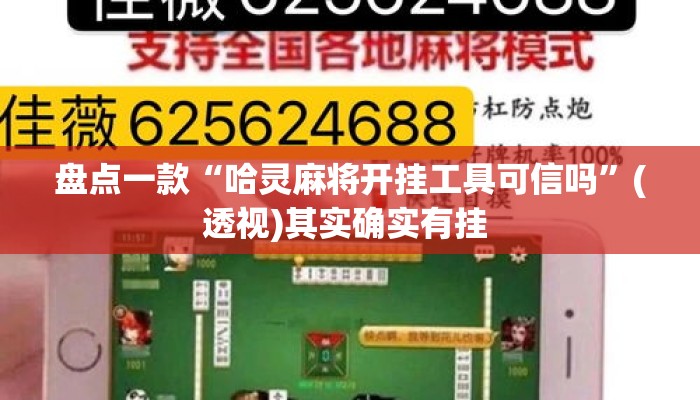 盘点一款“哈灵麻将开挂工具可信吗”(透视)其实确实有挂 