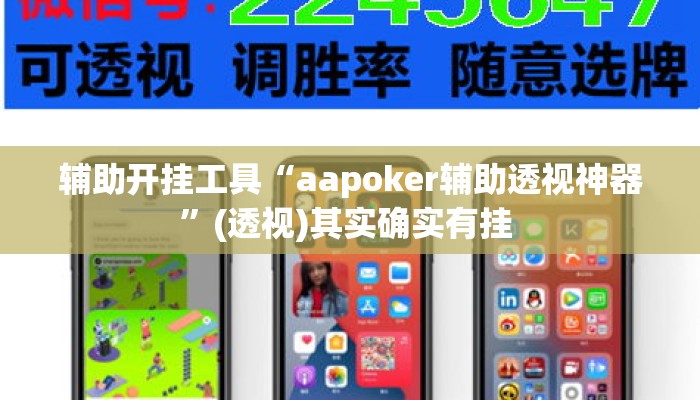 辅助开挂工具“aapoker辅助透视神器	”(透视)其实确实有挂 