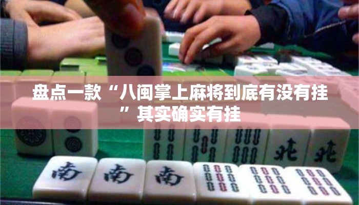 盘点一款“八闽掌上麻将到底有没有挂”其实确实有挂