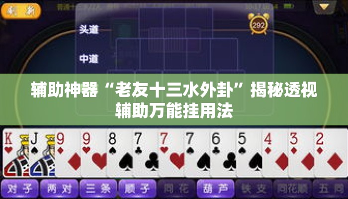 辅助神器“老友十三水外卦	”揭秘透视辅助万能挂用法