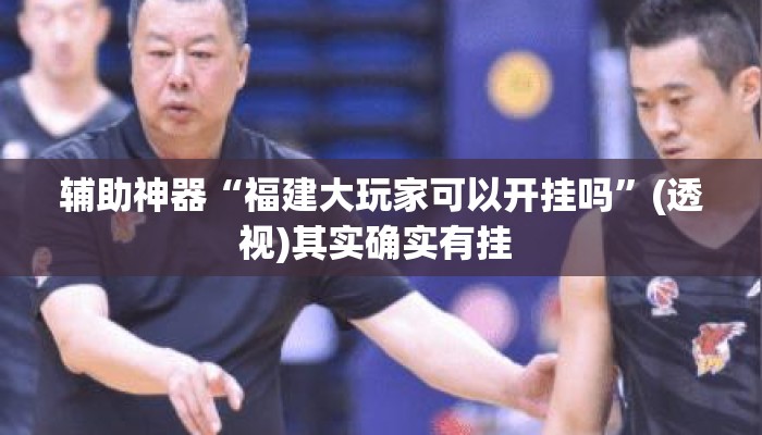 辅助神器“福建大玩家可以开挂吗”(透视)其实确实有挂 
