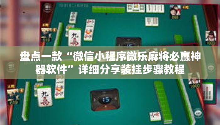 盘点一款“微信小程序微乐麻将必赢神器软件”详细分享装挂步骤教程