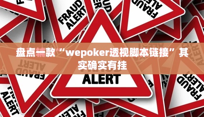 盘点一款“wepoker透视脚本链接”其实确实有挂