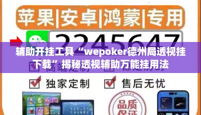 辅助开挂工具“wepoker德州局透视挂下载	”揭秘透视辅助万能挂用法