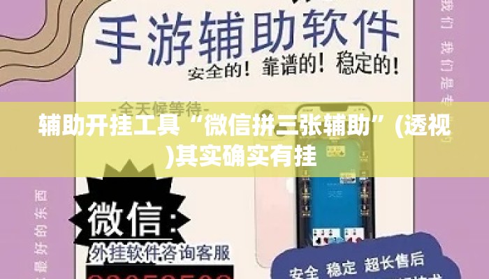 辅助开挂工具“微信拼三张辅助	”(透视)其实确实有挂 