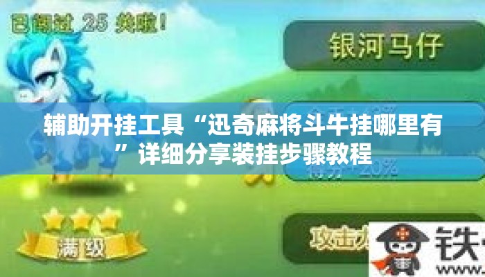 辅助开挂工具“迅奇麻将斗牛挂哪里有	”详细分享装挂步骤教程