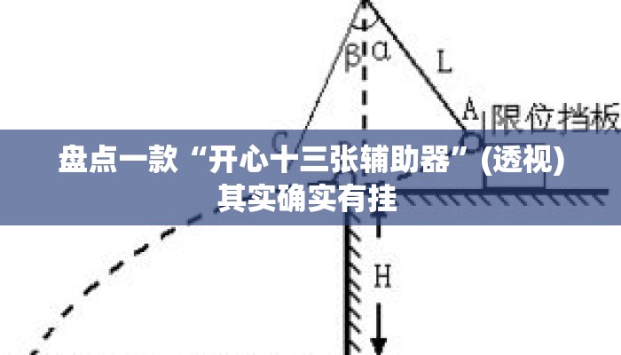 盘点一款“开心十三张辅助器”(透视)其实确实有挂 