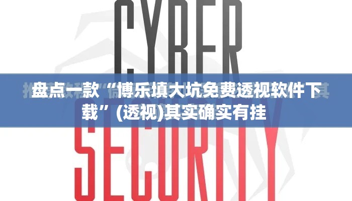 盘点一款“博乐填大坑免费透视软件下载”(透视)其实确实有挂 