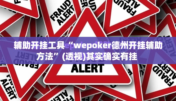 辅助开挂工具“wepoker德州开挂辅助方法”(透视)其实确实有挂 
