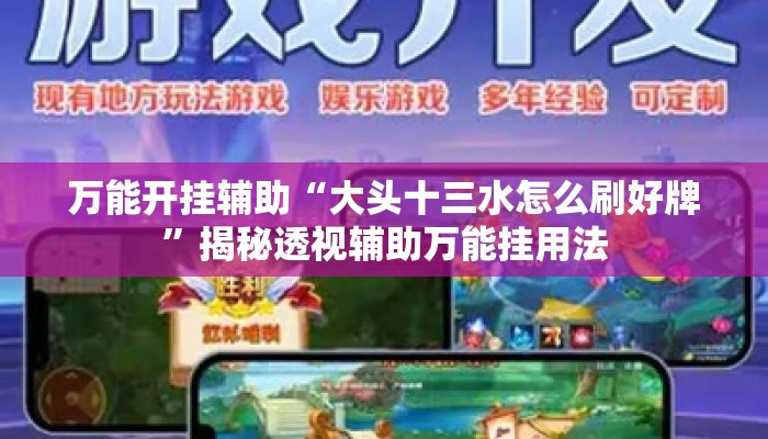 万能开挂辅助“大头十三水怎么刷好牌”揭秘透视辅助万能挂用法