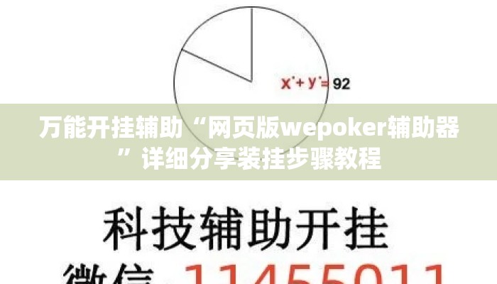 万能开挂辅助“网页版wepoker辅助器	”详细分享装挂步骤教程