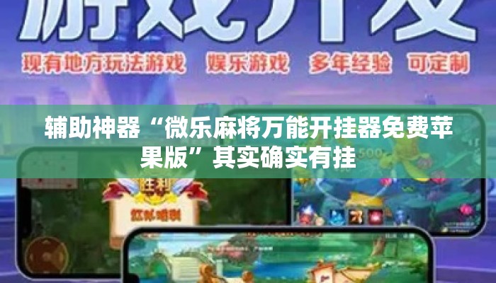 辅助神器“微乐麻将万能开挂器免费苹果版	”其实确实有挂