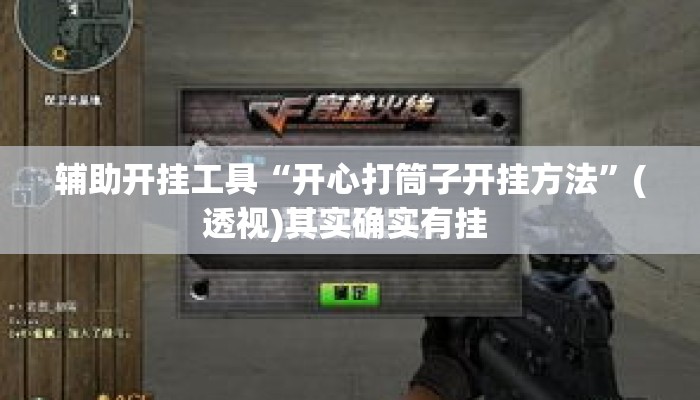 辅助开挂工具“开心打筒子开挂方法	”(透视)其实确实有挂 
