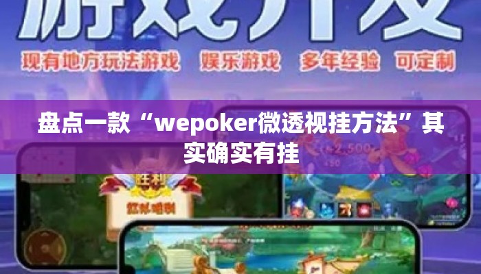 盘点一款“wepoker微透视挂方法	”其实确实有挂