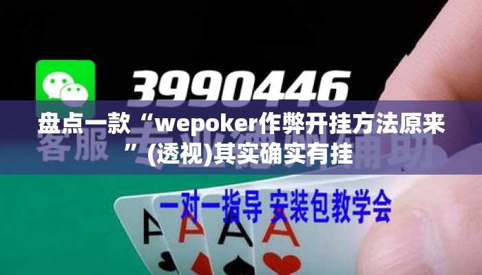 盘点一款“wepoker作弊开挂方法原来	”(透视)其实确实有挂 